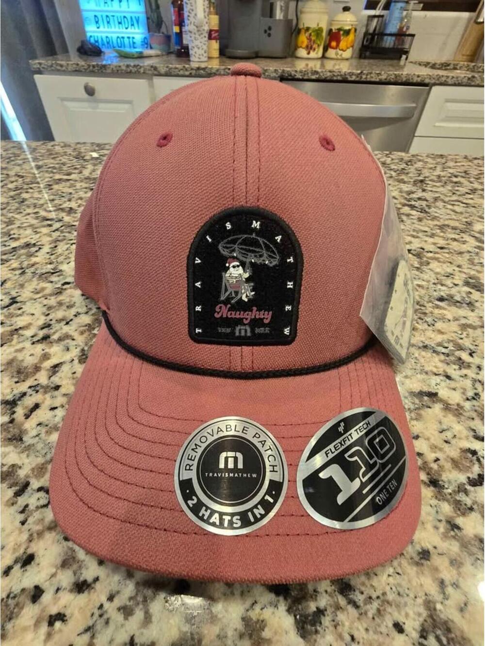 Travis Mathew Naughty/Nice Golf Hat Snapback New With Tags